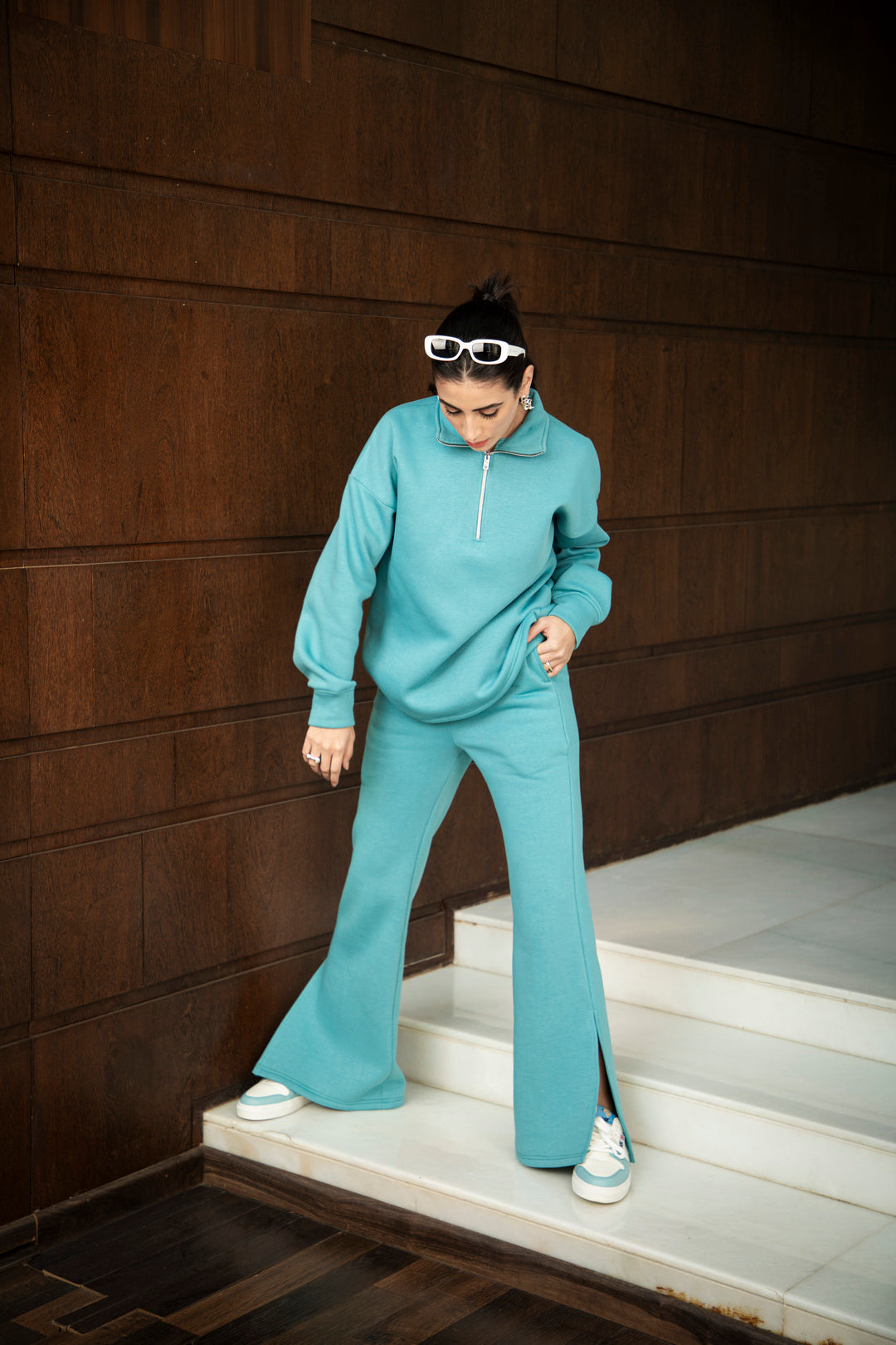 TEAL CO-ORD SET (WOMEN)