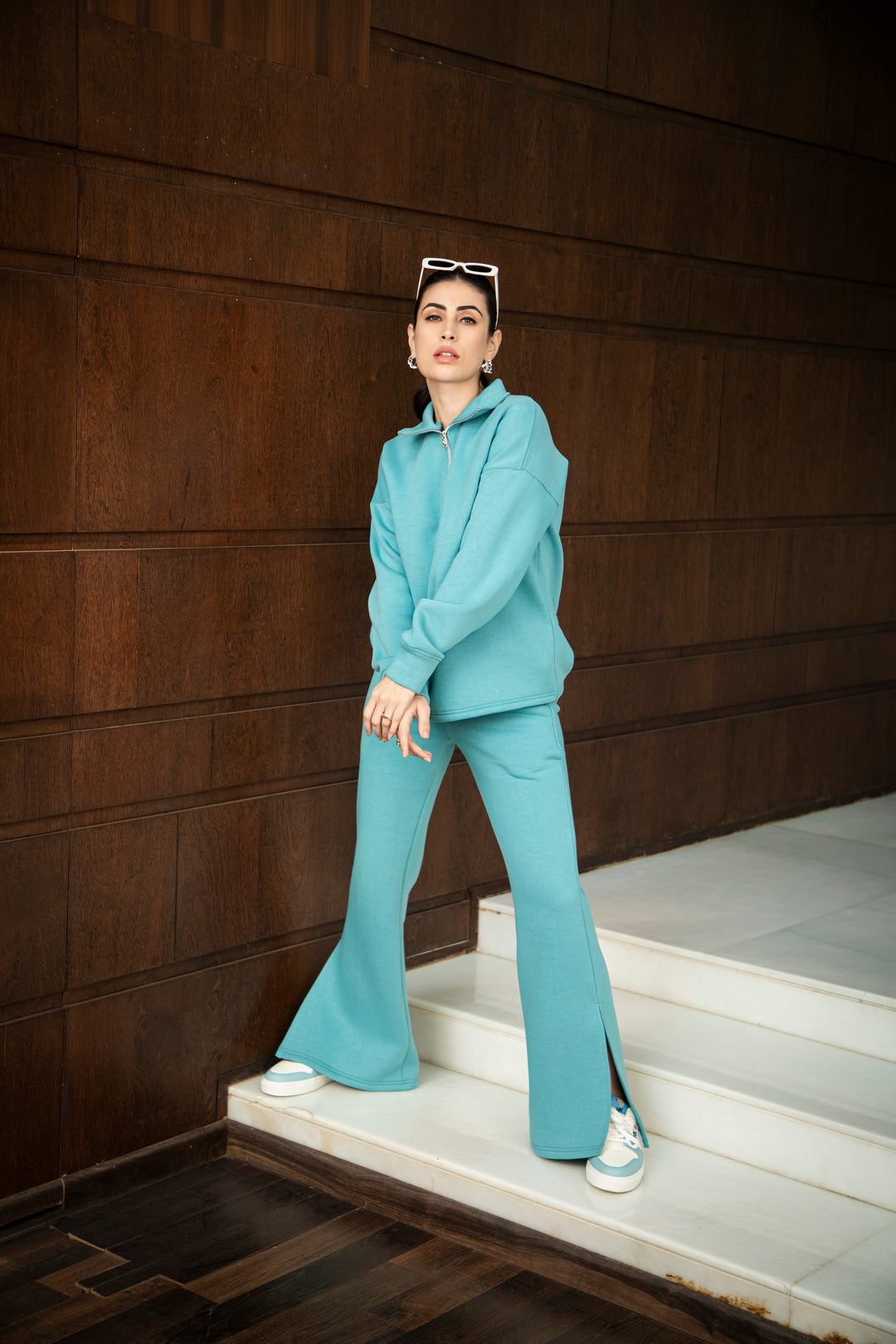 TEAL CO-ORD SET (WOMEN)