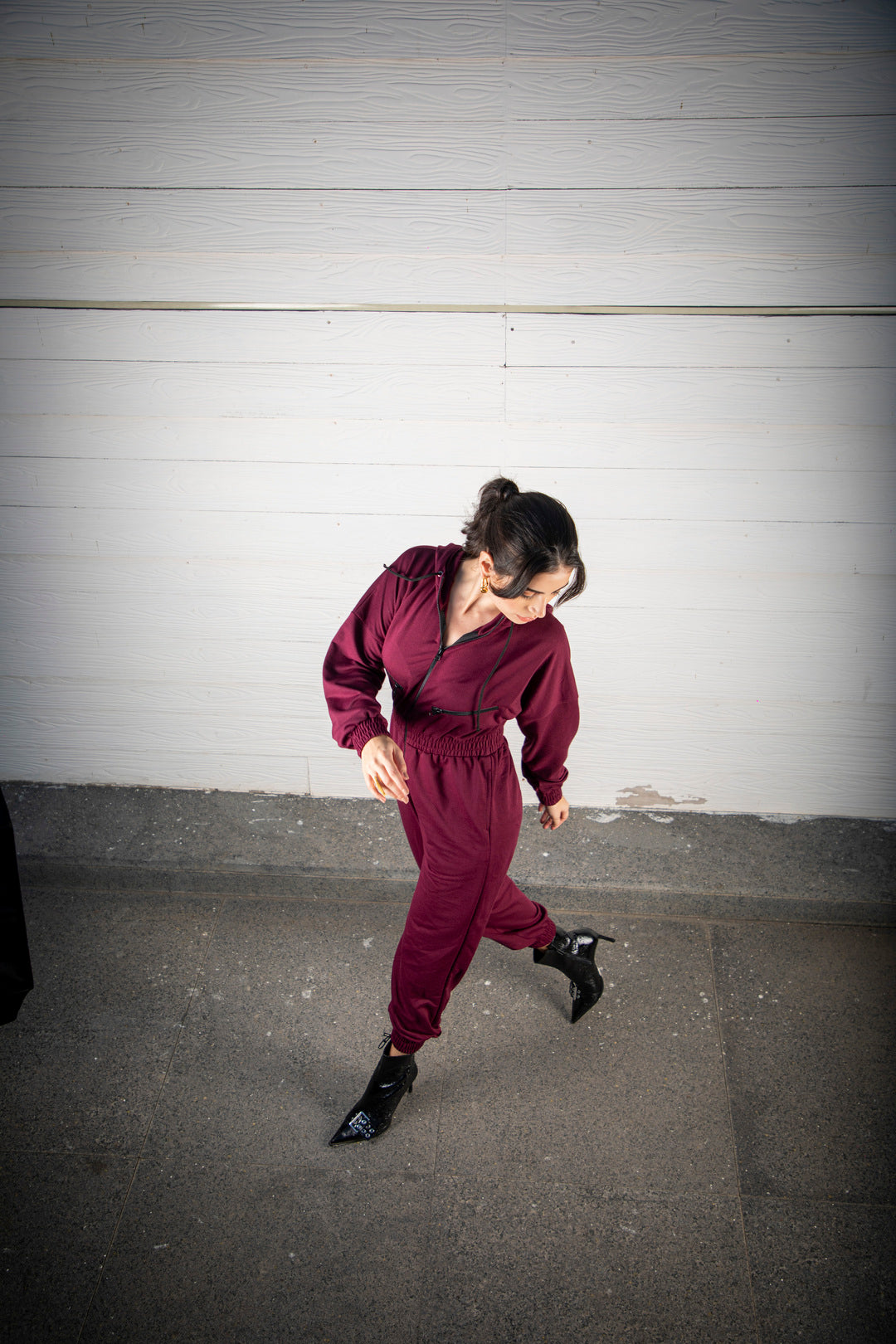 SLAY JUMPSUIT (WINE)