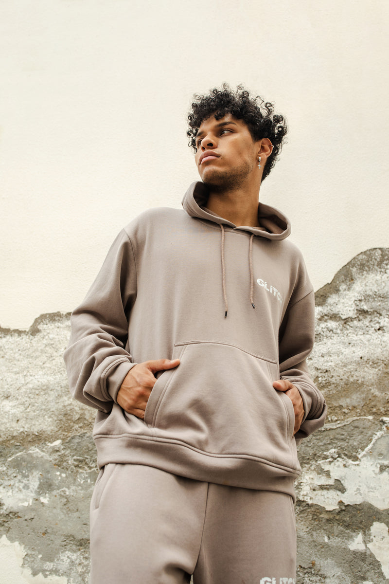 GLITCH HOODIE SET - GRAY (MEN)