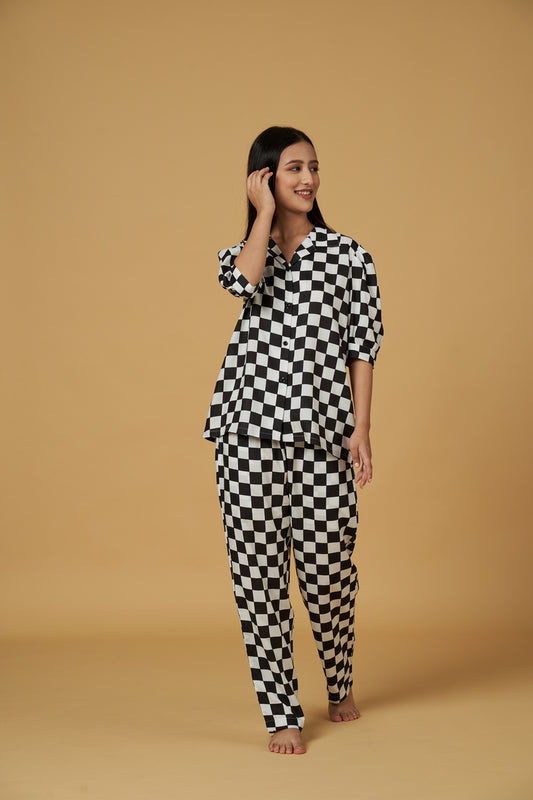 CHECKS LOUNGEWEAR SET